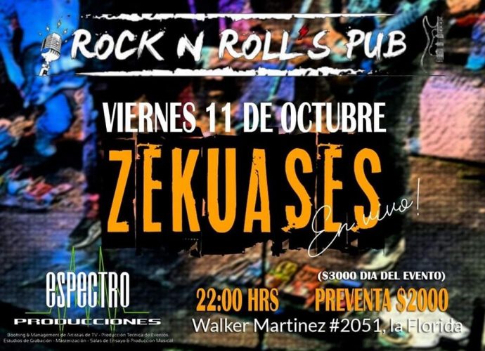 Zekuases en vivo en La Florida