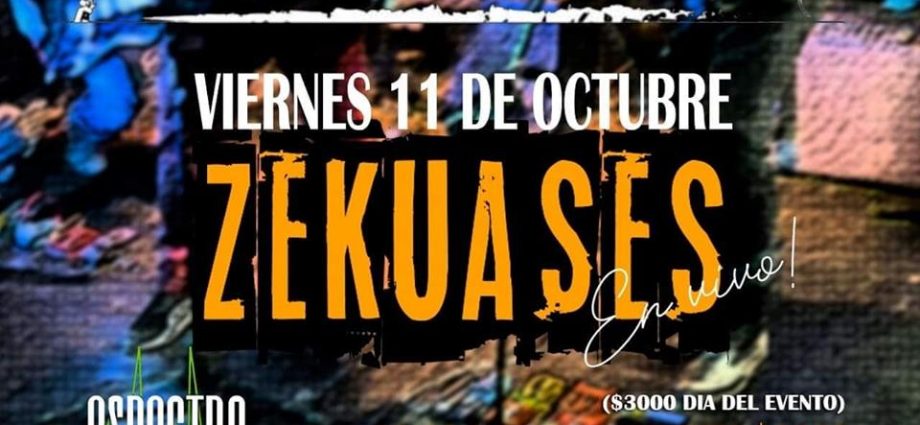 Zekuases en vivo en La Florida