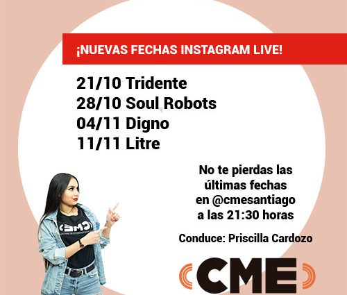 Nuevas fechas Instagram Live